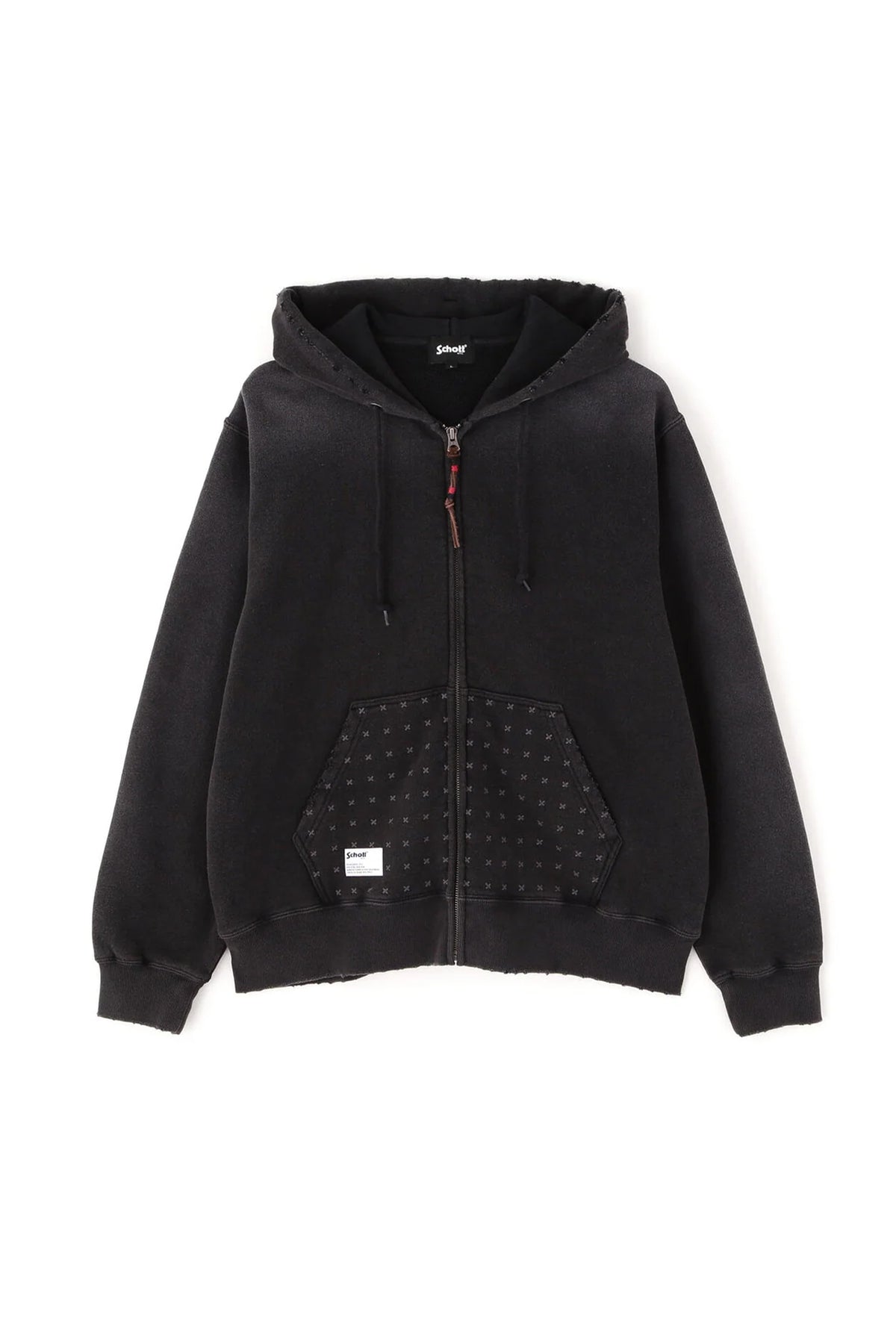ASING ZIP HOODED SWEAT