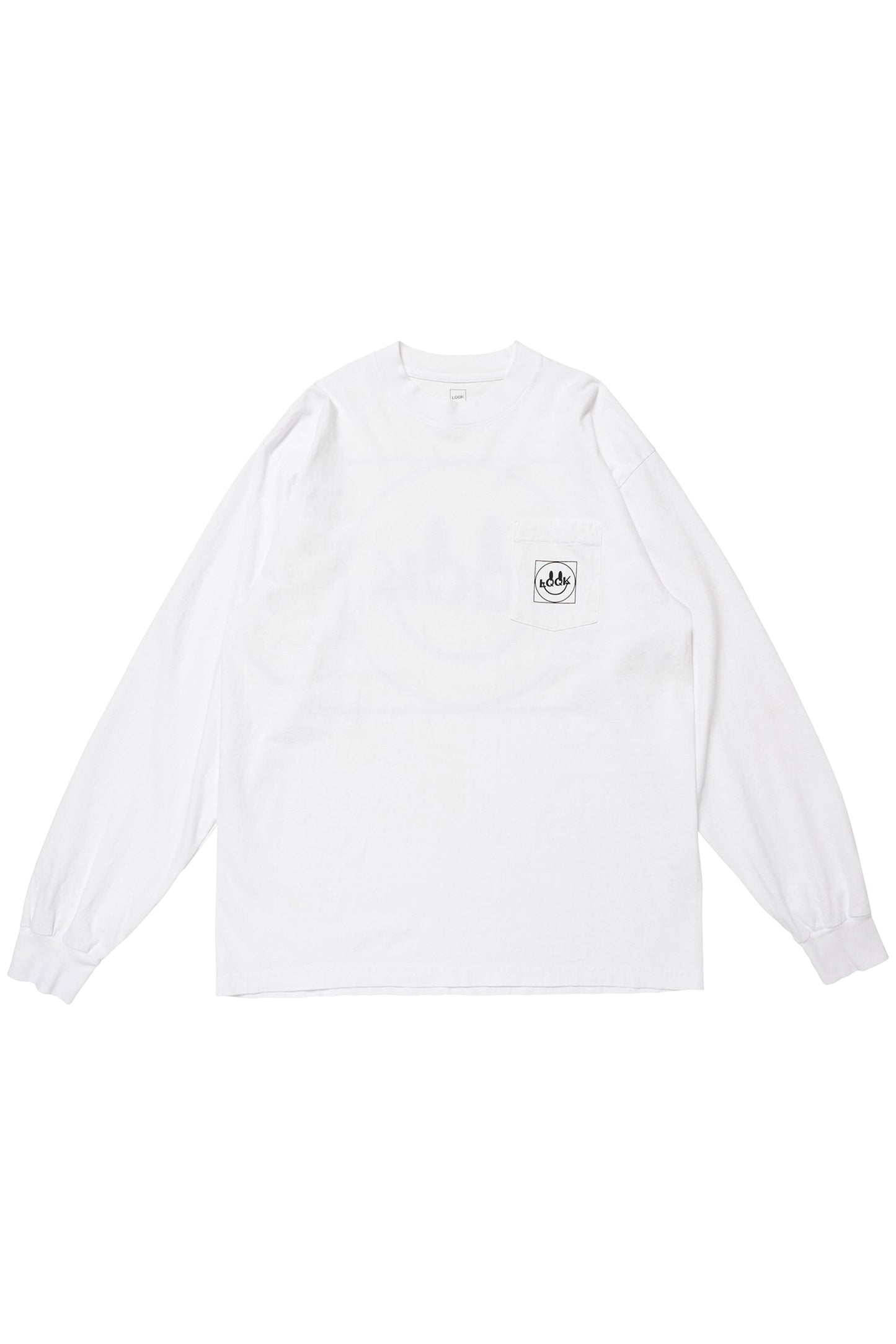 LQQK Smiley logo Pocket tee