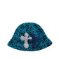 3D cross knit hat