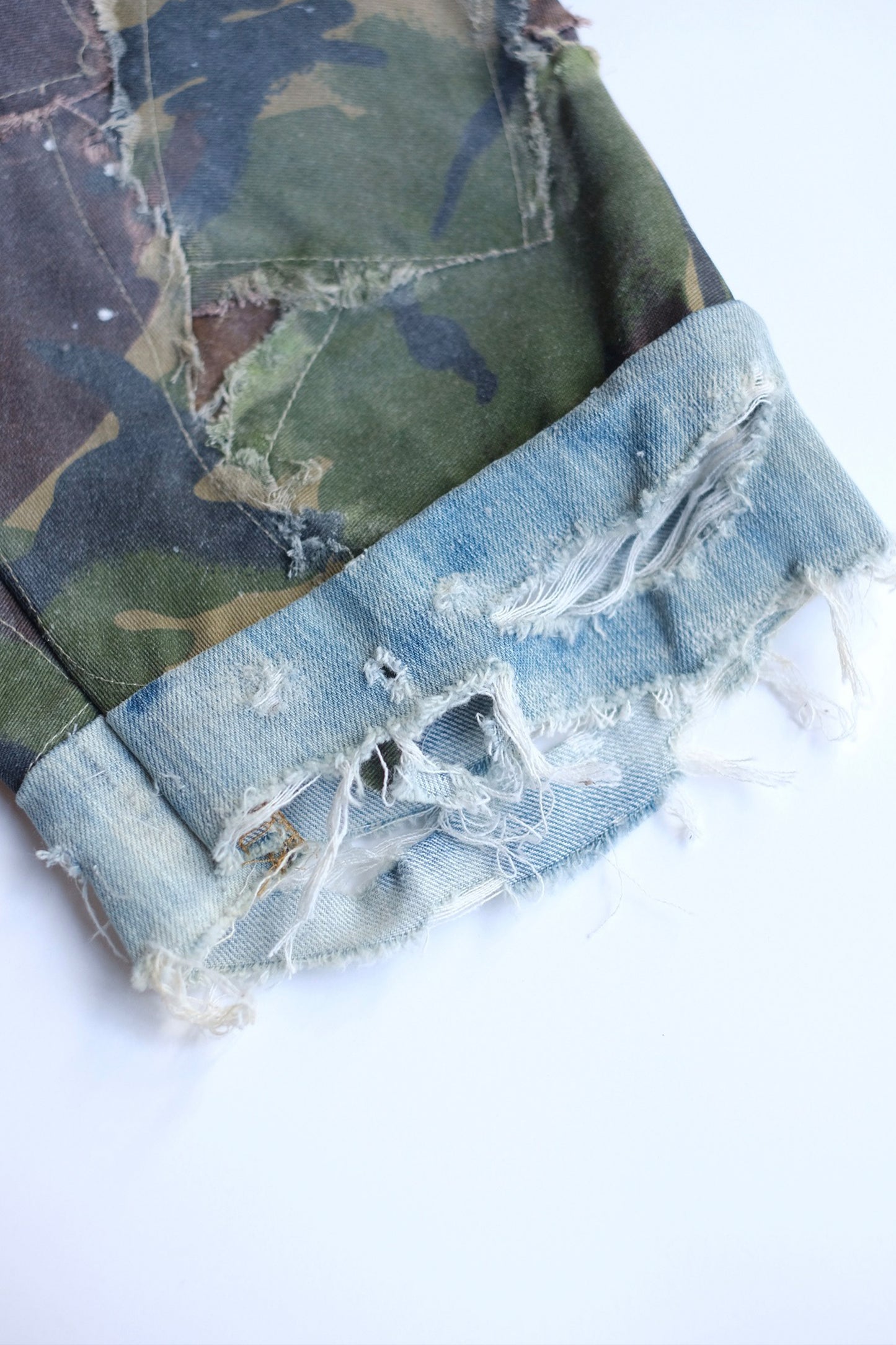 CAMO PATCHWORK DOCKING PANTS