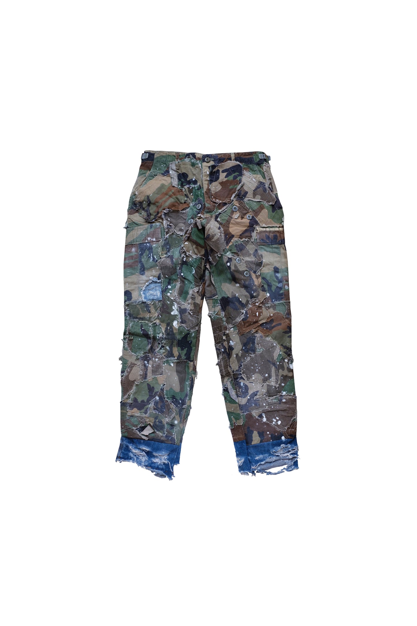 CAMO PATCHWORK DOCKING PANTS