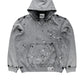 EMBELLISHED BLEACHED HOODIE