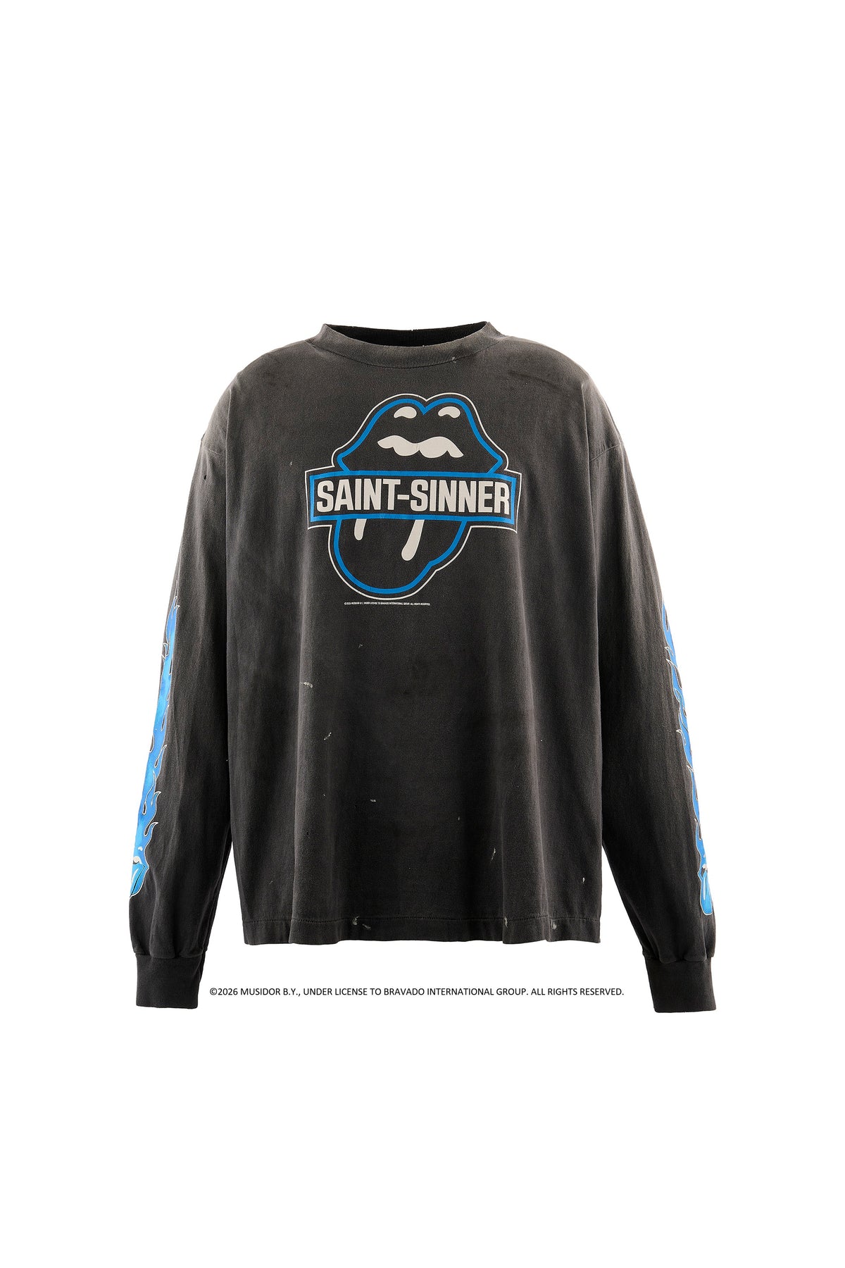 TRS_LS T-SHIRT/FIRE/BLACK