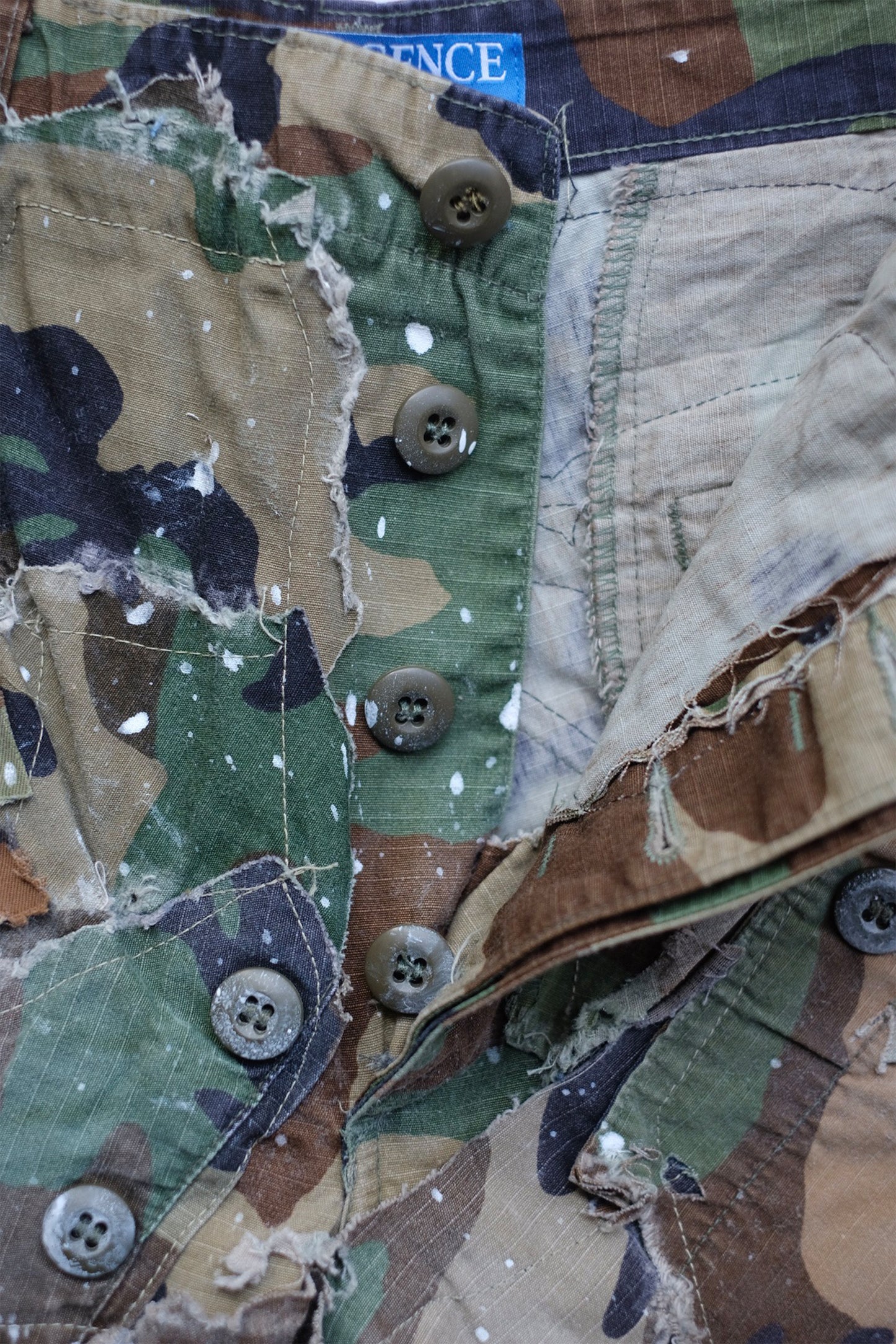 CAMO PATCHWORK DOCKING PANTS