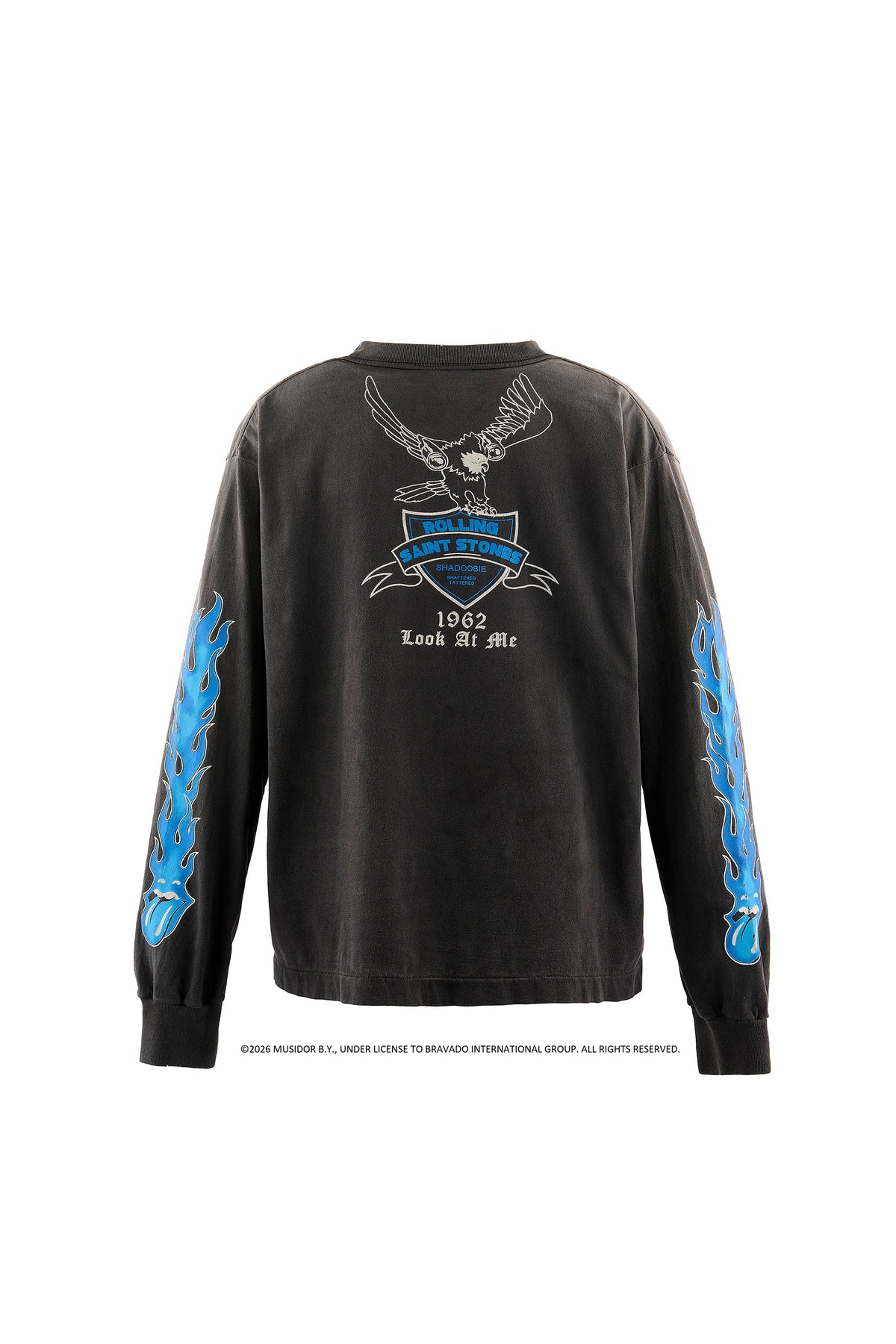 TRS_LS T-SHIRT/FIRE/BLACK