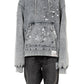 EMBELLISHED BLEACHED HOODIE