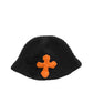 3D cross knit hat