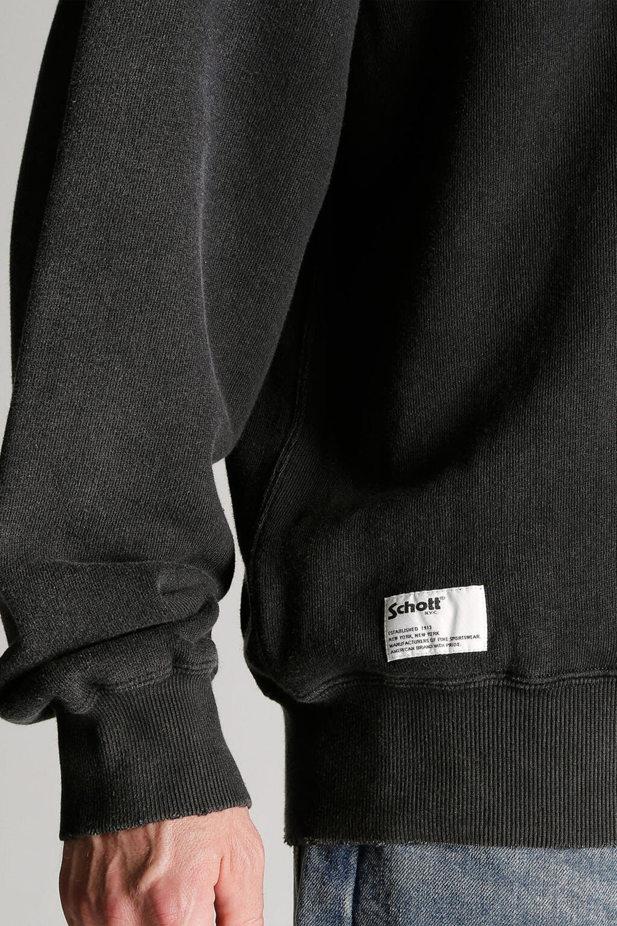 ASING CREW SWEAT HAND STITCH