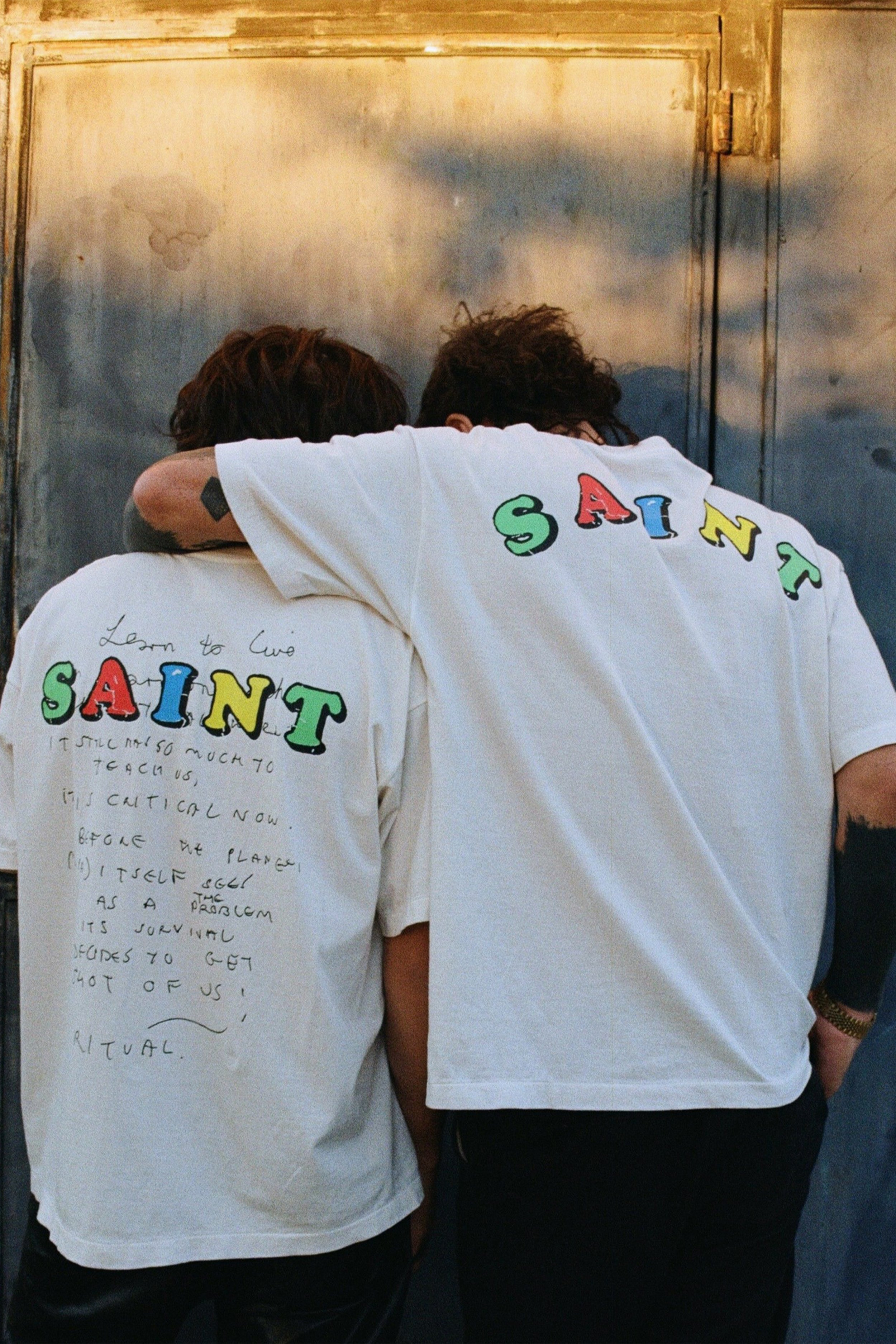 Saint Mxxxxxx (セントマイケル)/JR_SS T-SHIRT/JAMIE REID/WHITE