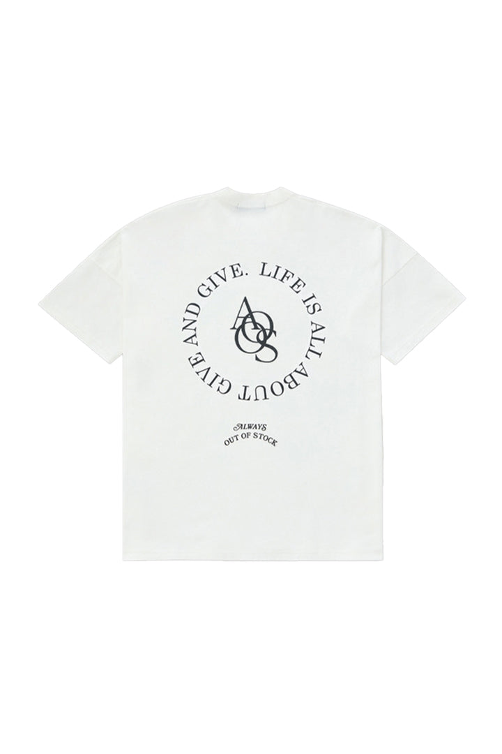 LIFE IS G&G DROP SHOULDER S/S TEE