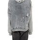 EMBELLISHED BLEACHED HOODIE