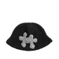 3D cross knit hat