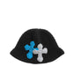 3D cross knit hat