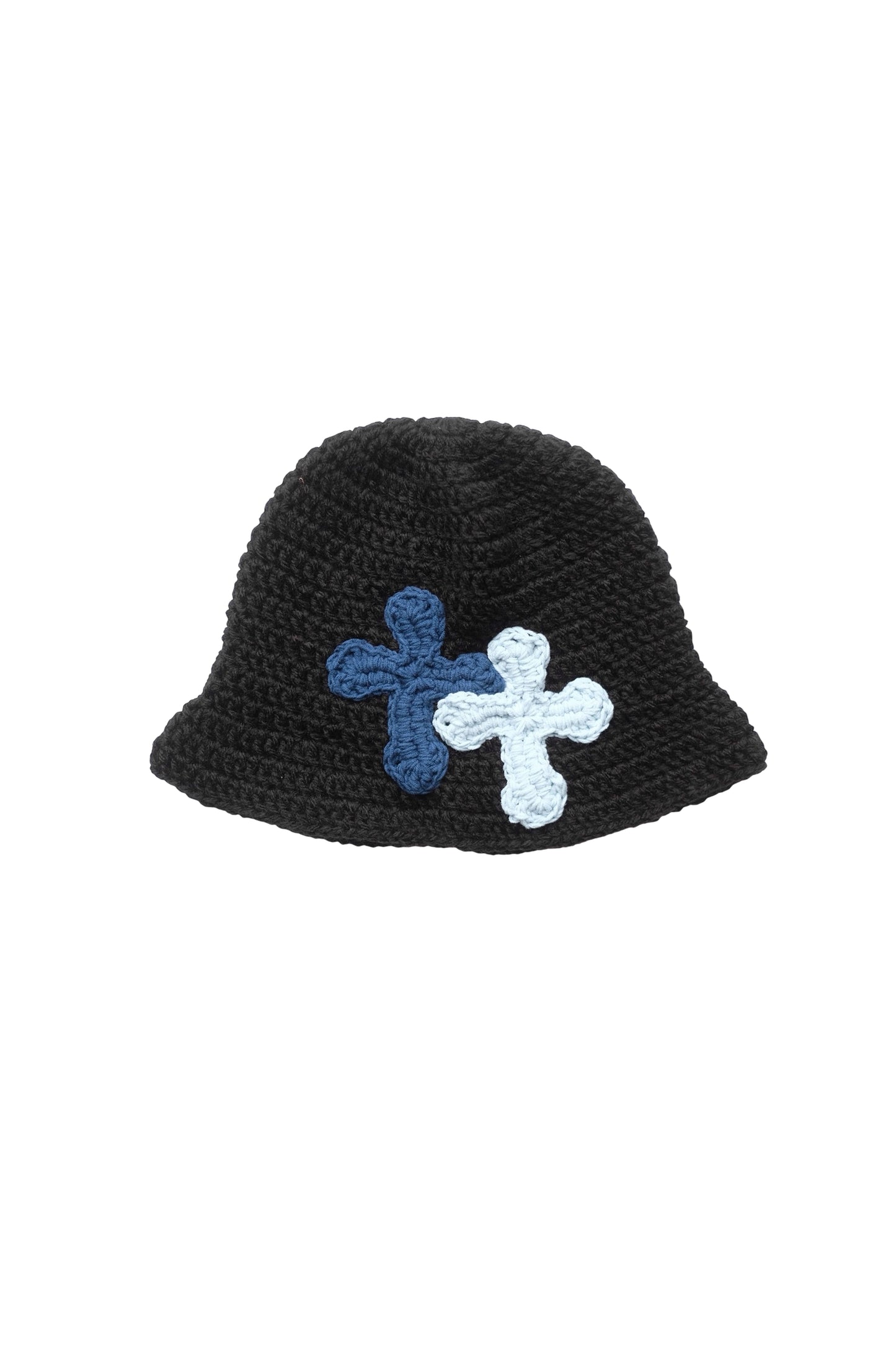 3D cross knit hat