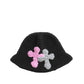 3D cross knit hat