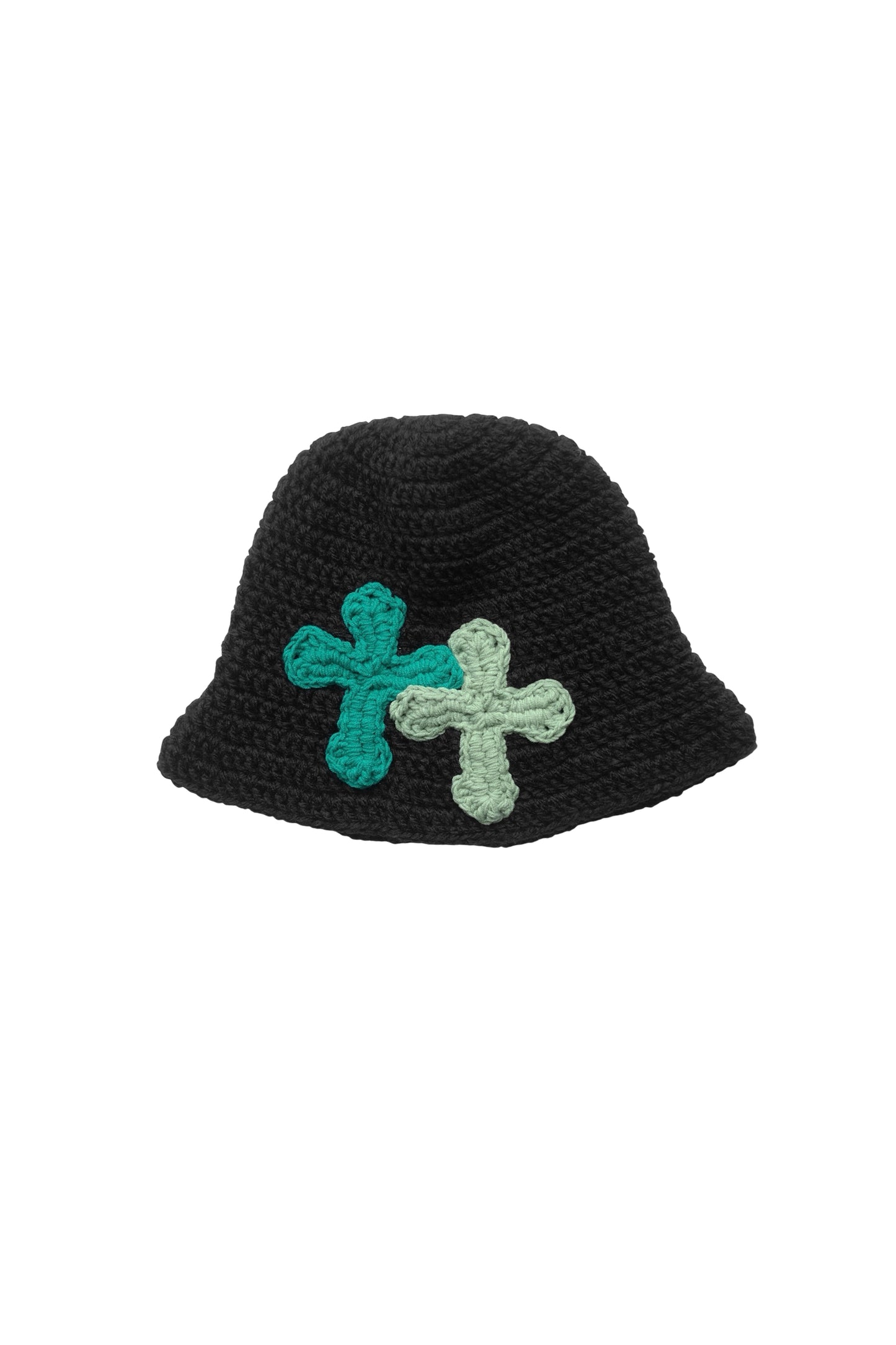 3D cross knit hat
