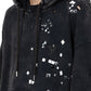 EMBELLISHED BLEACHED HOODIE