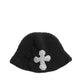 3D cross knit hat