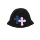 3D cross knit hat