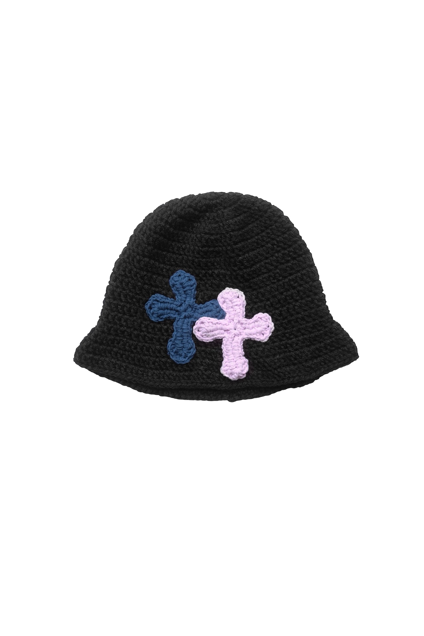 3D cross knit hat