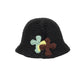 3D cross knit hat