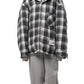 HOODED CHECK SHIRT