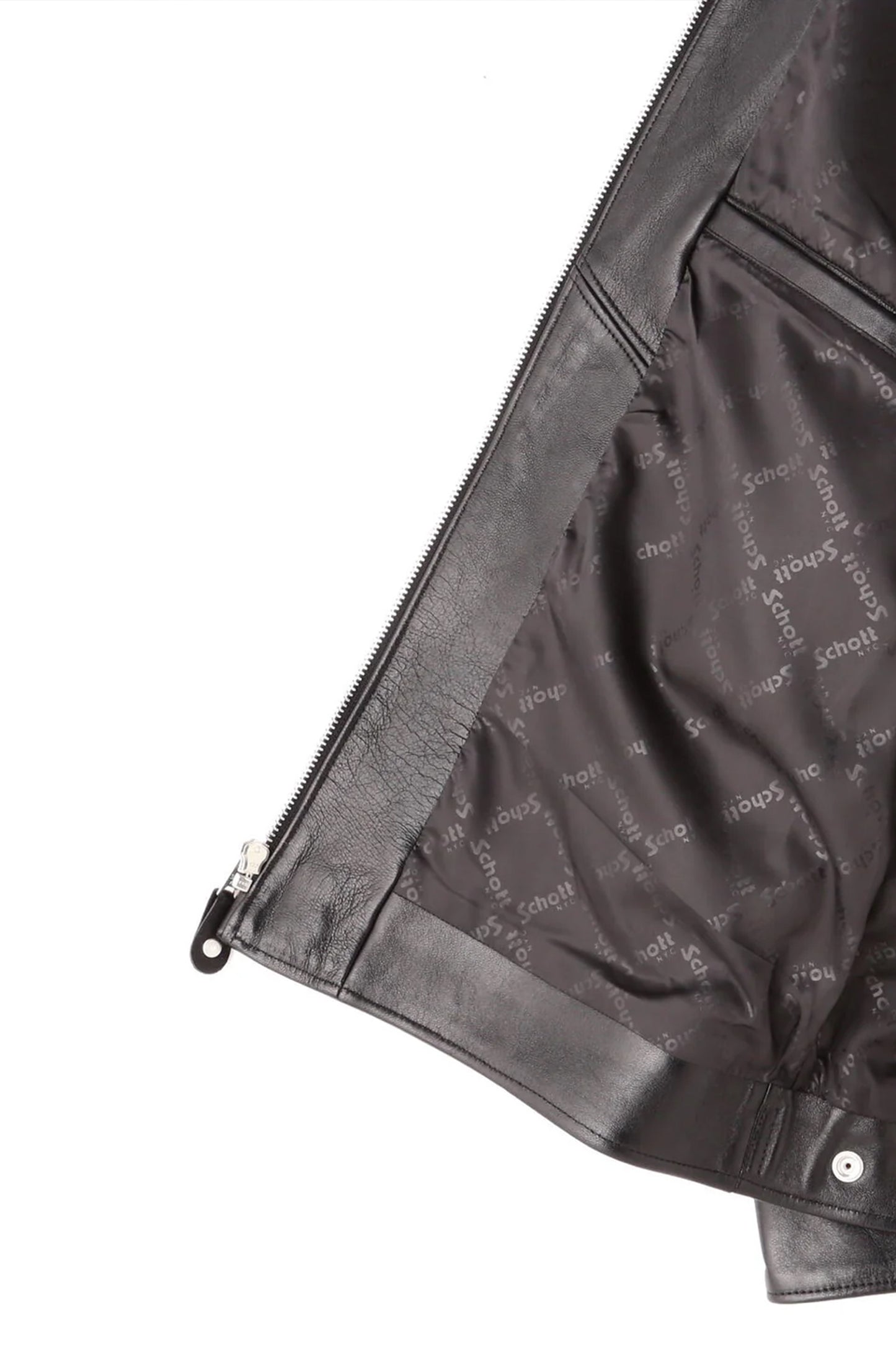 LEATHER TRACKER JACKET