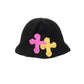 3D cross knit hat