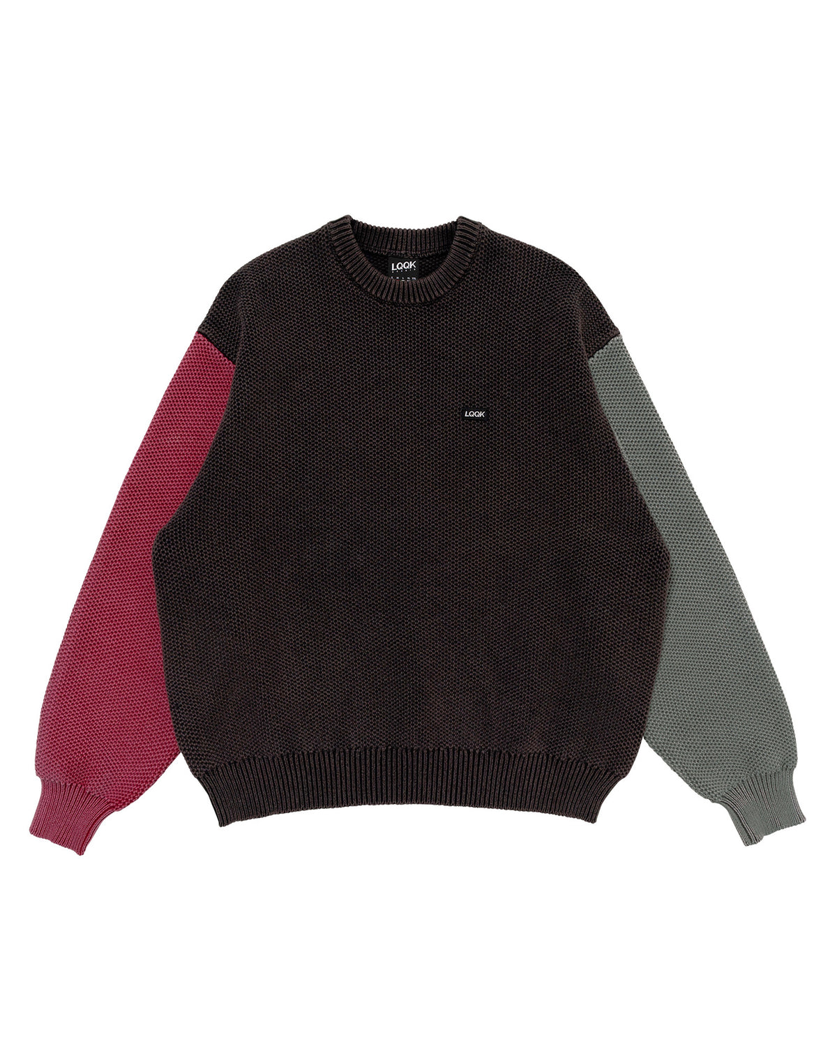 WAFFLE KNIT CREW