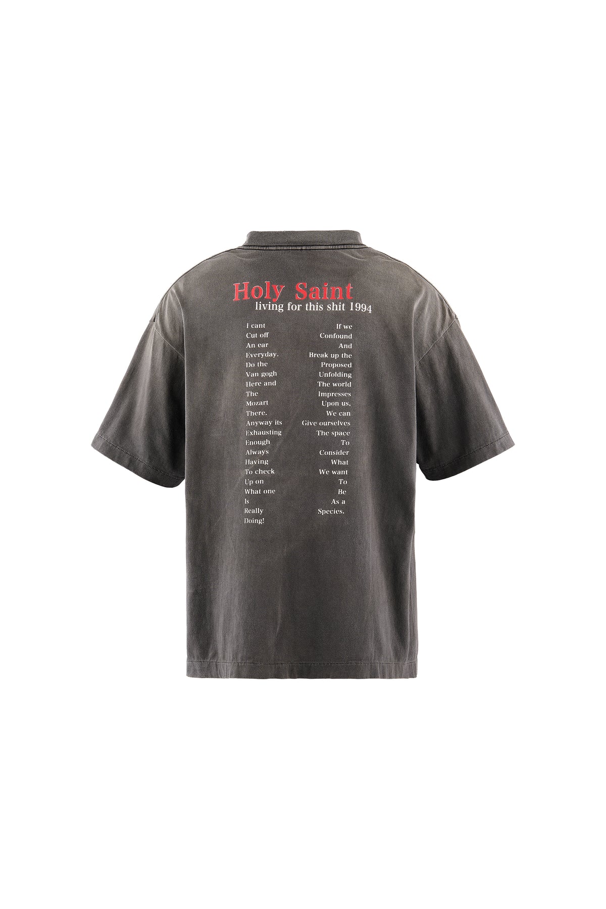 SS T-SHIRT/LOVE CICULATION/BLACK