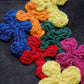 3D cross knit Denim