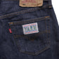 3D cross knit Denim