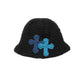3D cross knit hat