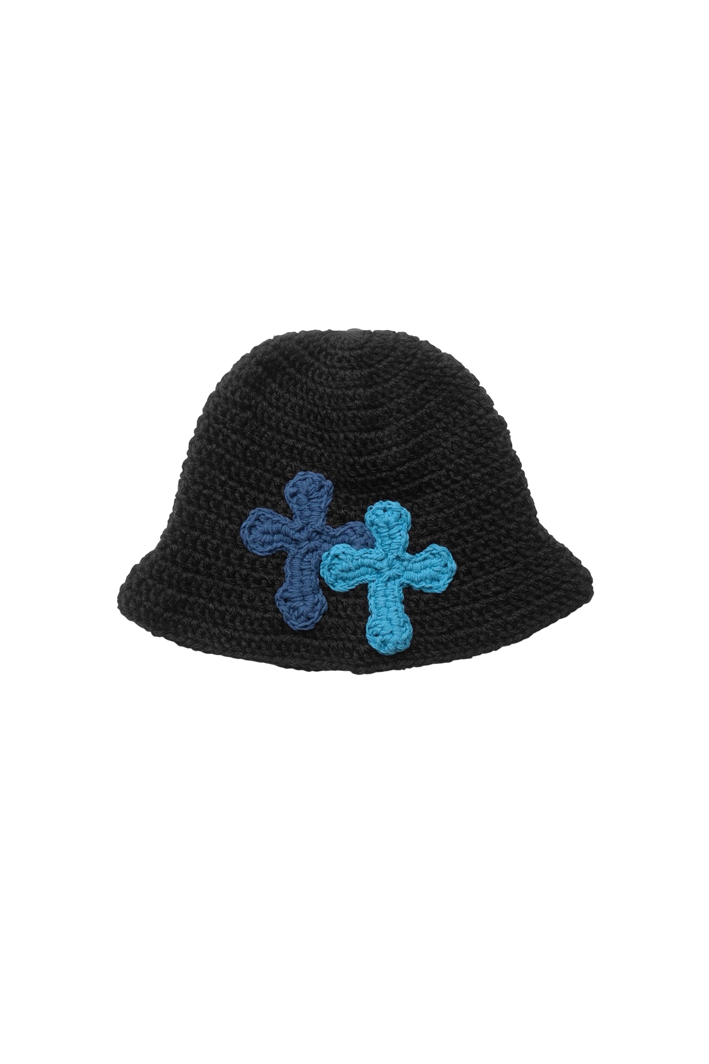 3D cross knit hat