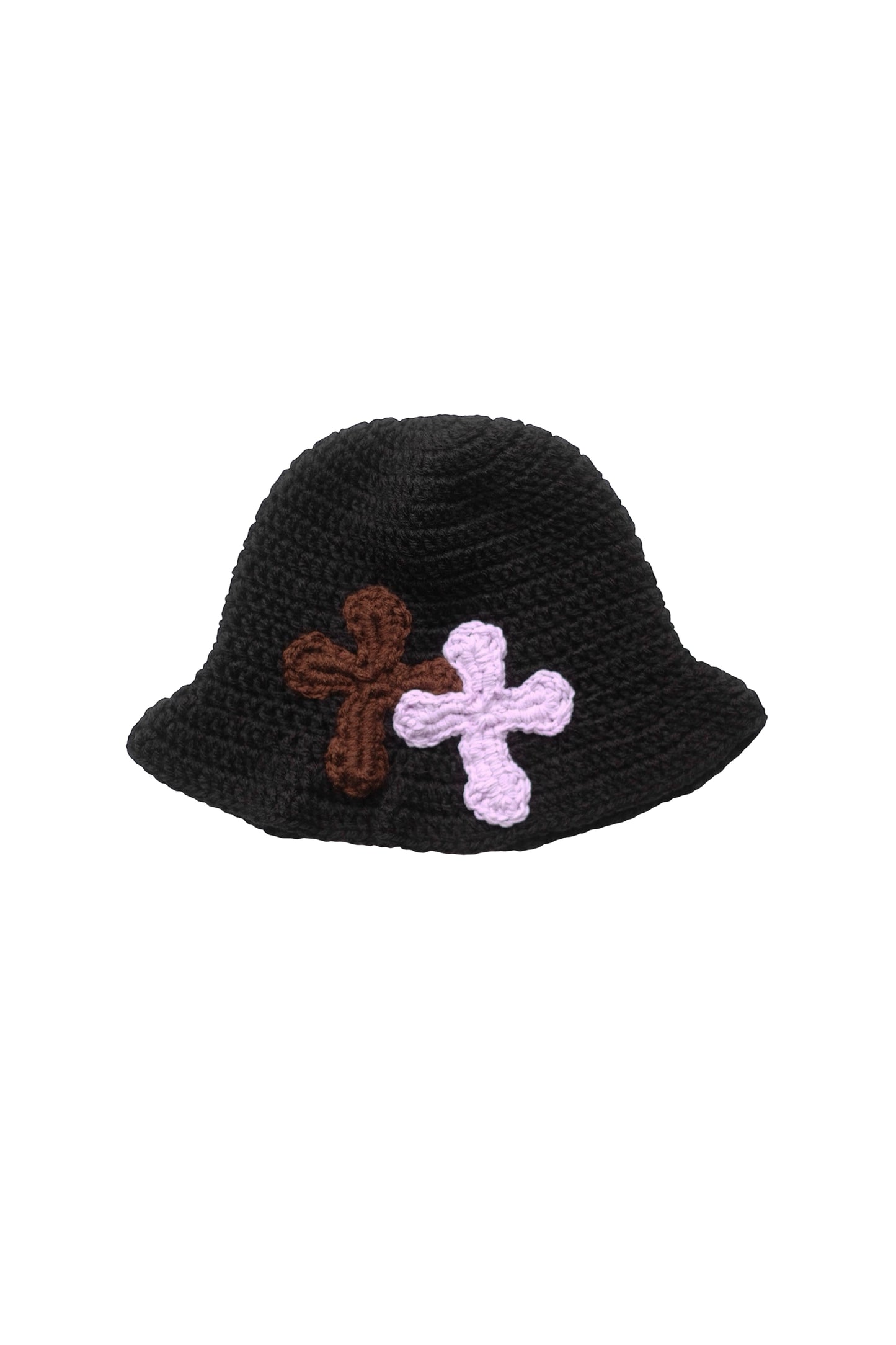 3D cross knit hat