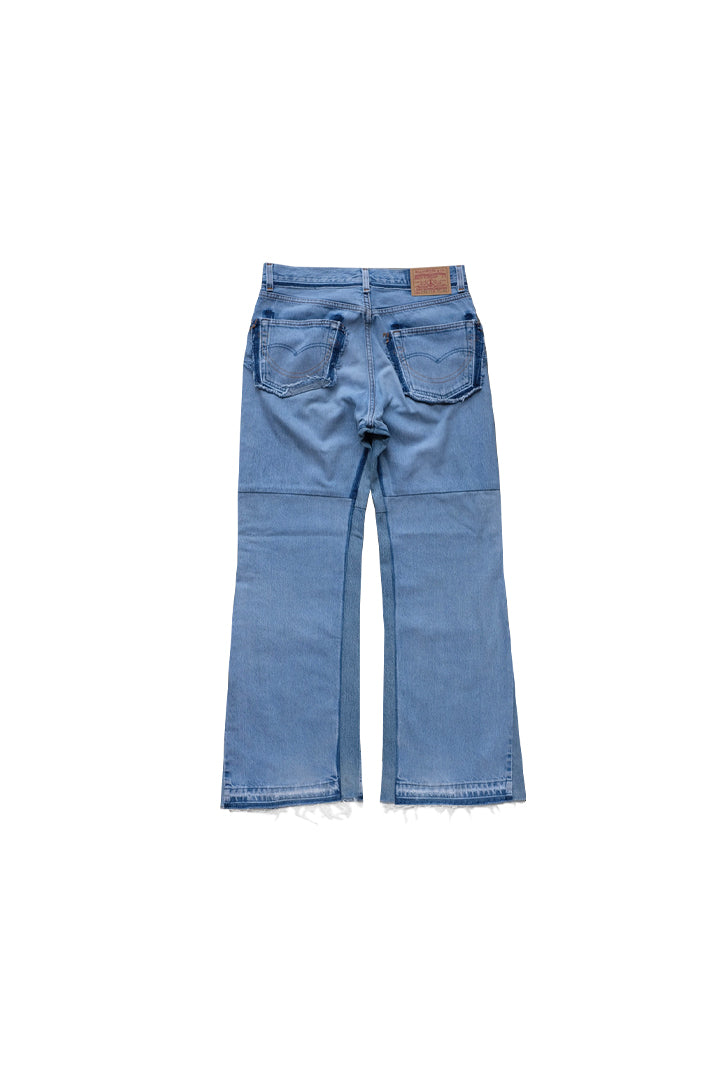 DENIM WIDW FLARE/BLUE