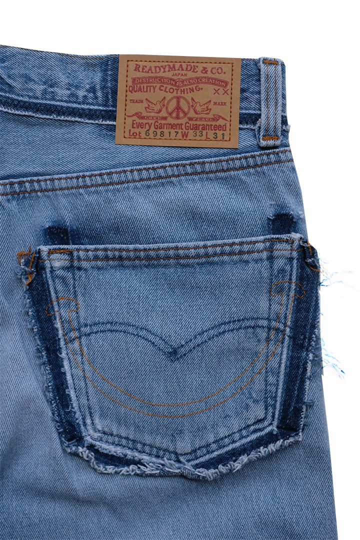 DENIM WIDW FLARE/BLUE