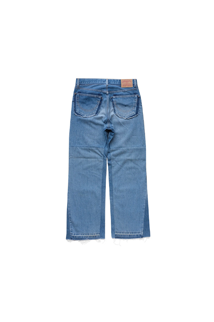 DENIM WIDW FLARE/BLUE