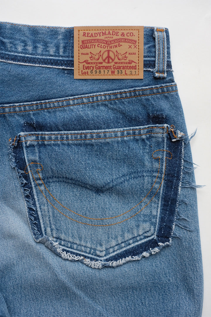 DENIM WIDW FLARE/BLUE