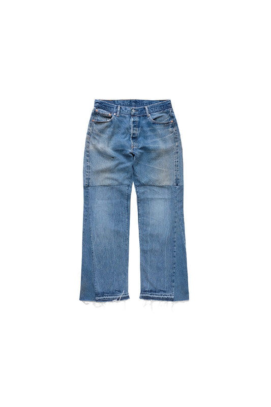 DENIM WIDW FLARE/BLUE