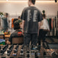 SS T-SHIRT/LIVING/BLACK