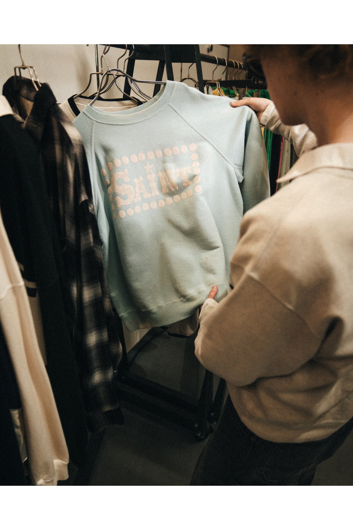 RAGLAN CRW N SWEAT/SAINT/SAXBLUE