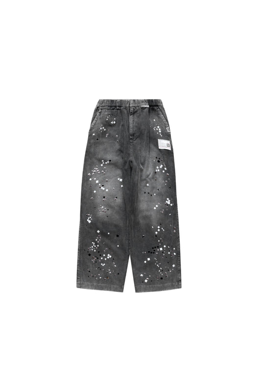 EMBELLISHED CORDUROY TROUSERS
