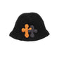 3D cross knit hat
