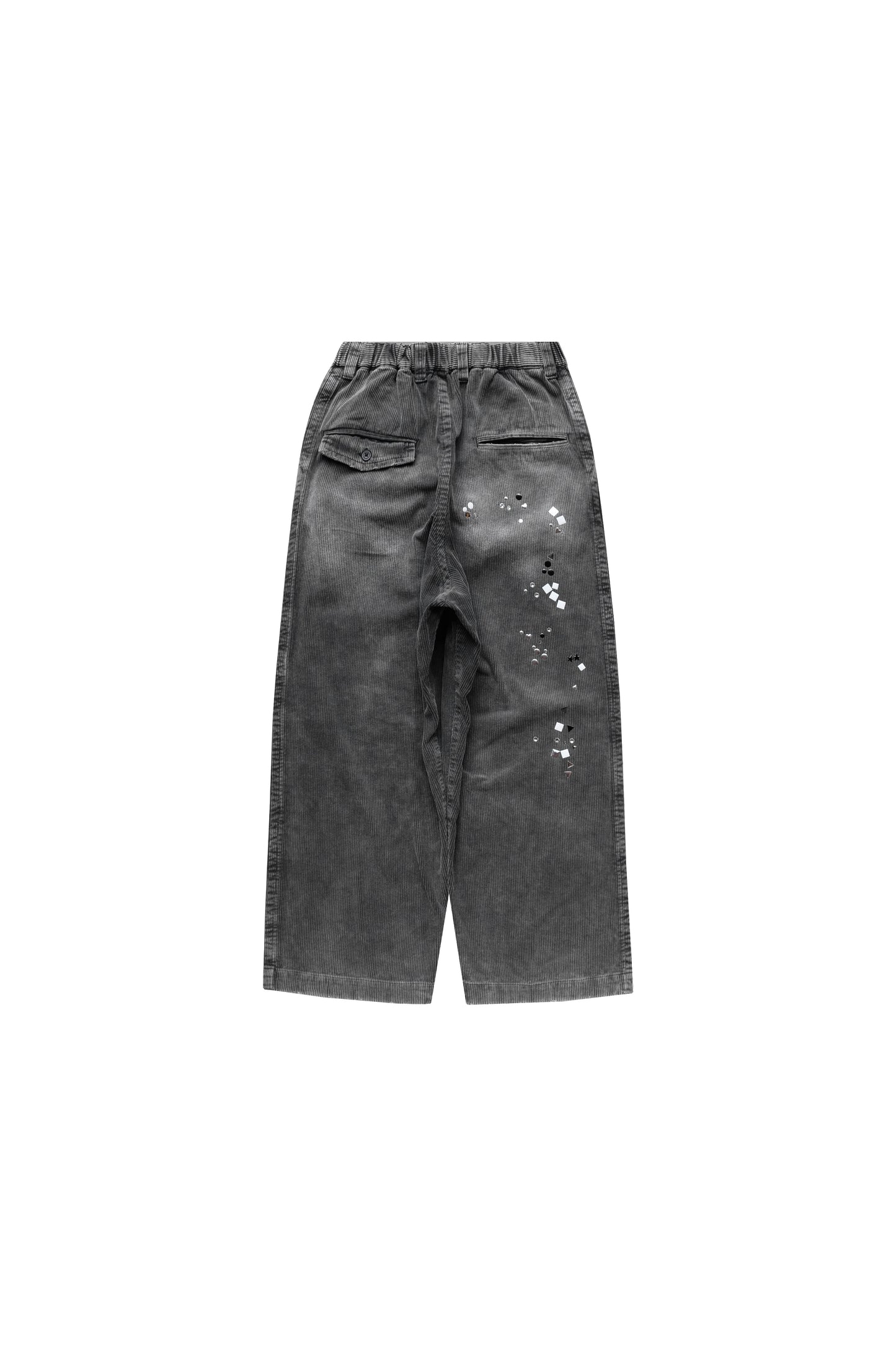 EMBELLISHED CORDUROY TROUSERS
