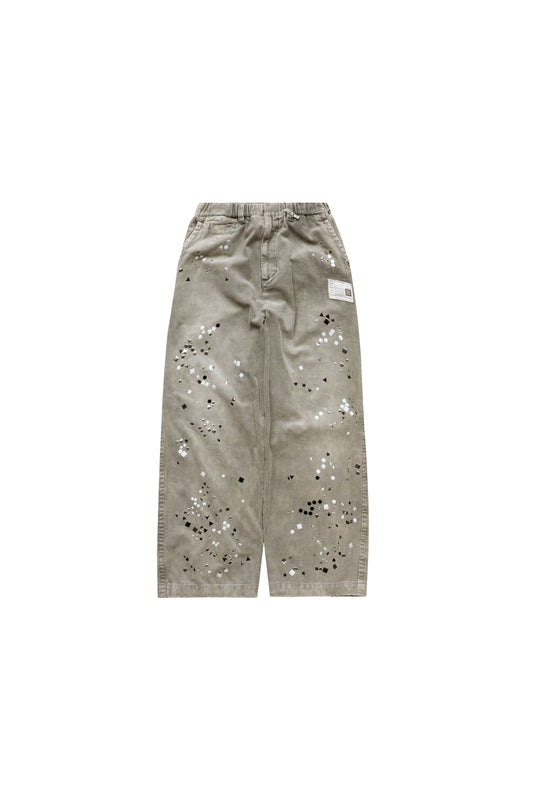 EMBELLISHED CORDUROY TROUSERS