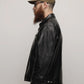 LEATHER TRACKER JACKET