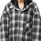 HOODED CHECK SHIRT