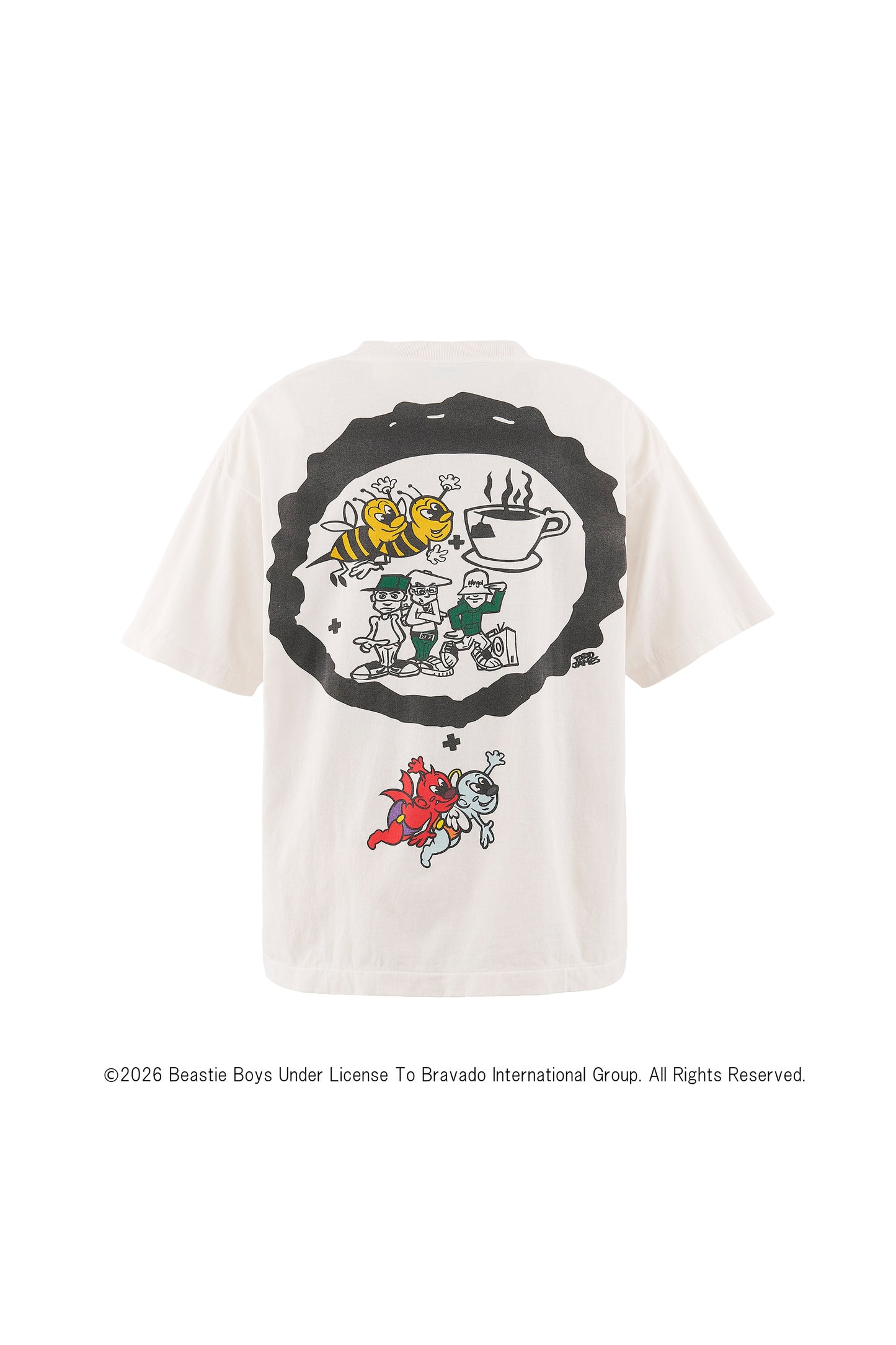 BTB_SS T-SHIRT/BEASTIEBOYS/WHT