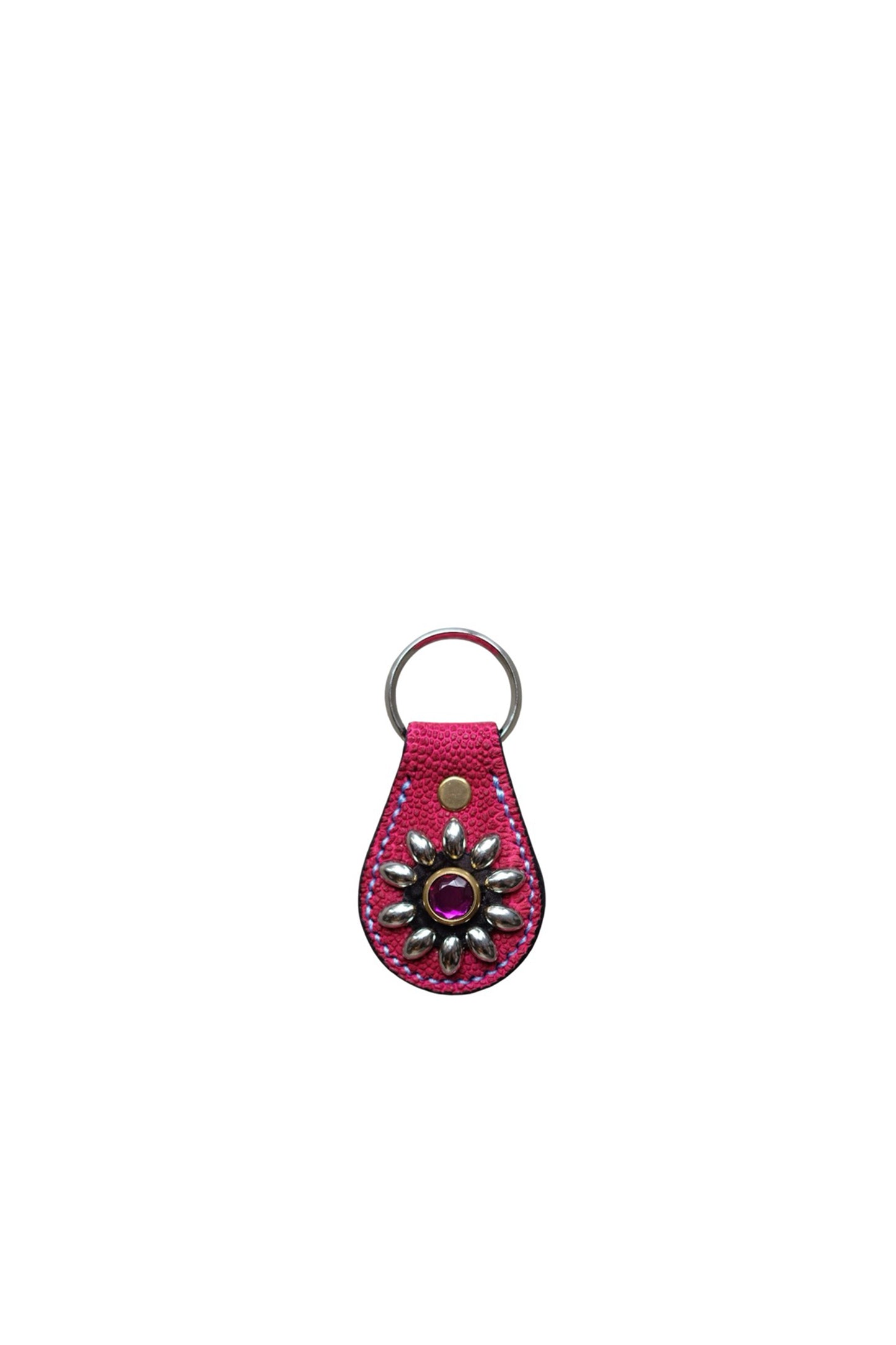 Key Ring/elephant & hippo leather